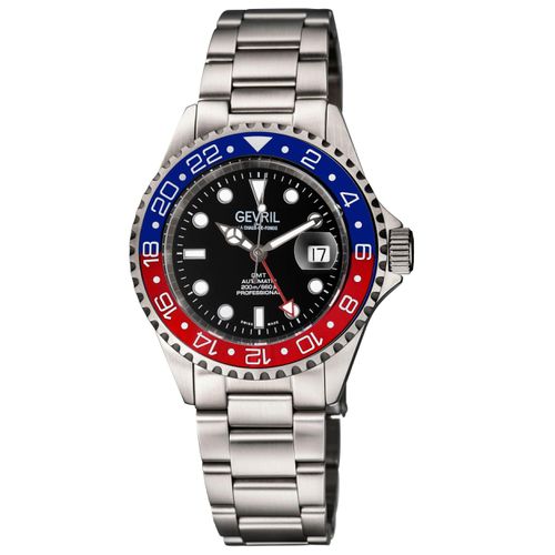 Wall Street GMT 4952A Swiss Automatic Sellita SW330 Watch - - One Size - Gevril - Modalova