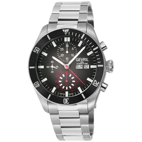 Yorkville Chronograph 48620B Swiss Automatic ETA 7750 Watch - - One Size - Gevril - Modalova