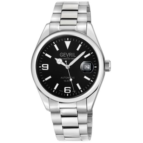 West Village Black Dial 48949B Swiss Automatic Sellita SW200 Watch - - One Size - Gevril - Modalova