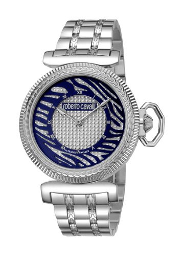 Womens dressing gownrto Cavalli: silver dial stainless steel watch - - One Size - Roberto Cavalli - Modalova