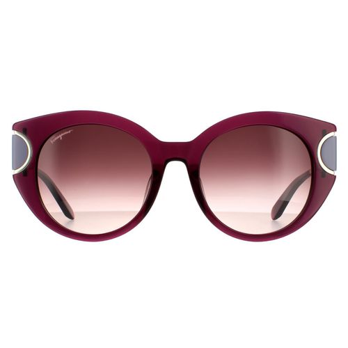 Womens Cat Eye Violet Brown Wine Gradient Sunglasses - - One Size - NastyGal UK (+IE) - Modalova