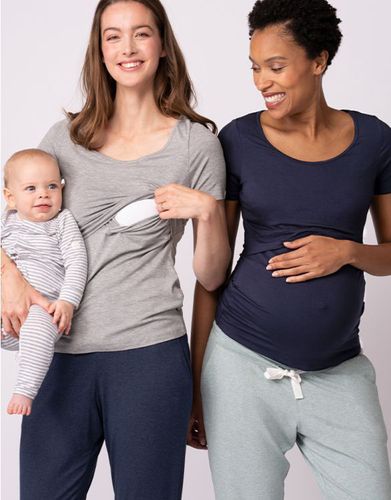 Twin Pack Maternity & Nursing T-Shirts - & - Seraphine - Modalova