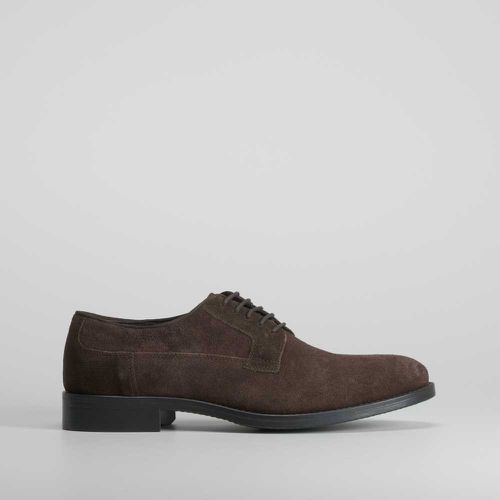 Zapato Blucher liso suede - Talla: 41 - Fosco - Modalova