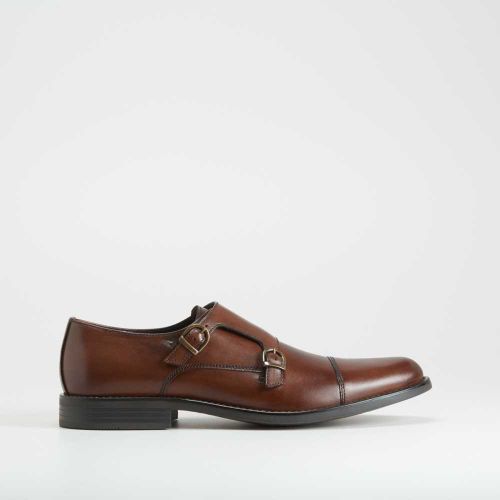 Zapato monk hebillas piel - Talla: 44 - Fosco - Modalova