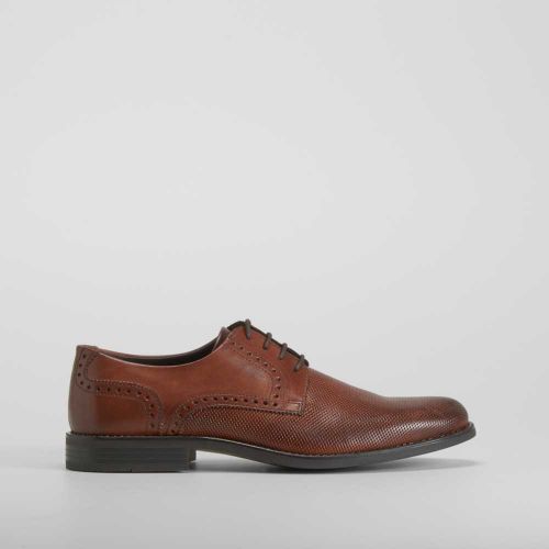 Zapato Blucher grabado marrón - Talla: 40 - Fosco - Modalova