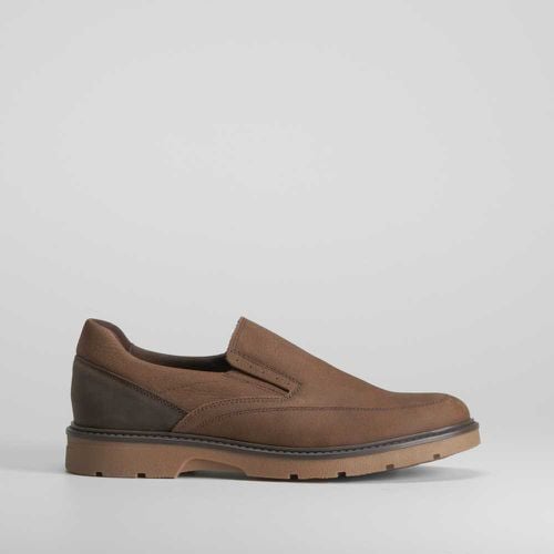 Zapato slip on de piel marrón - Talla: 43 - Senda Road - Modalova