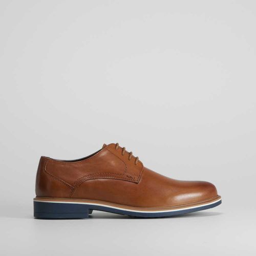 Zapato Blucher marrón casual de piel - Talla: 41 - Fosco - Modalova