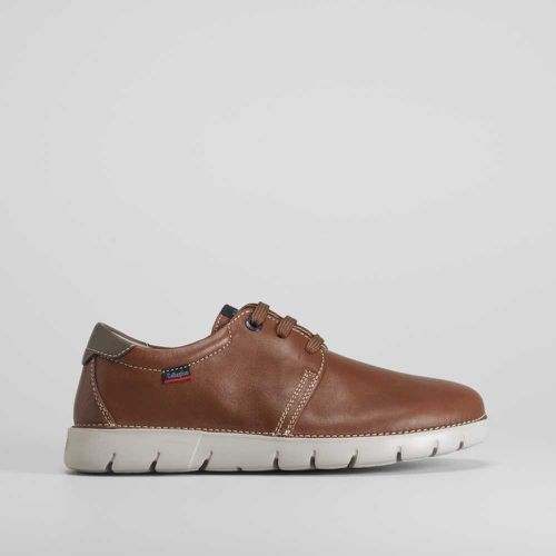 Zapato Blucher sport marrón de piel - Talla: 41 - Callaghan - Modalova