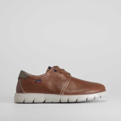 Zapato Blucher sport marrón de piel - Talla: 44 - Callaghan - Modalova