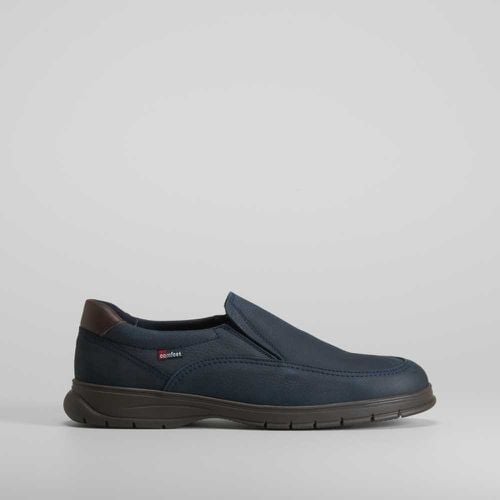 Zapato slip on casual de piel - Talla: 40 - Comfeet - Modalova