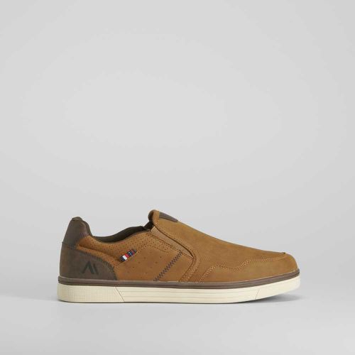 Zapato slip on elástico camel - Talla: 42 - Senda Road - Modalova