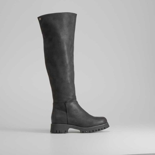 Bota plana negra - Talla: 37 - Mustang - Modalova