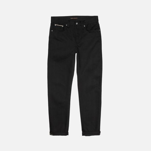 Steady Eddie II Dry Selvage Mid Waist Regular Tapered Fit Organic Selvedge Jeans W24/L28 Sustainable Denim - Nudie Jeans - Modalova