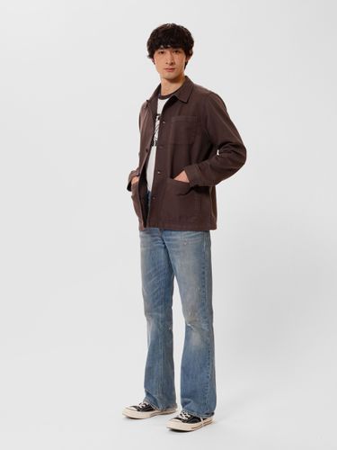 Barney Worker Jacket Mole Men's Organic Jackets Small Sustainable Clothing - Nudie Jeans - Modalova