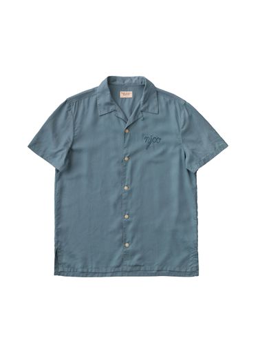 Arvid NJCO Petrol Men's Organic Shirts X Small Sustainable Clothing - Nudie Jeans - Modalova