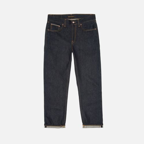 Gritty Jackson Dry Maze Selvage Mid Waist Regular Straight Fit Organic Selvedge Jeans W26/L28 Sustainable Denim - Nudie Jeans - Modalova