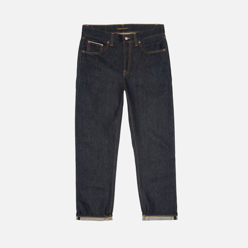 Gritty Jackson Dry Maze Selvage Mid Waist Regular Straight Fit Organic Selvedge Jeans W27/L28 Sustainable Denim - Nudie Jeans - Modalova