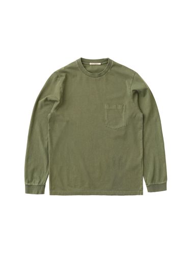 Rudi Heavy Pocket Tee Olive Men's Organic T-shirts X Small Sustainable Clothing - Nudie Jeans - Modalova