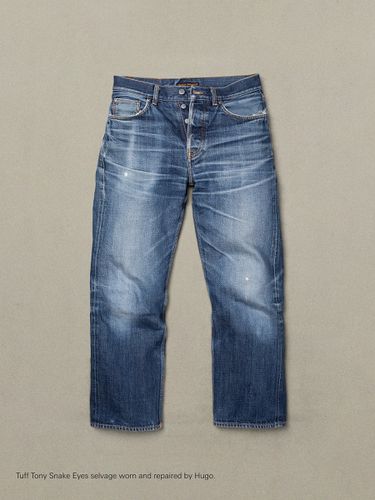 Tuff Tony Snake Eyes Selvage High Waist Baggy Jeans W31/L30 Organic Selvedge Denim - Nudie Jeans - Modalova