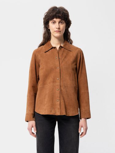 Gabriella Suede Shirt Cinnamon Women's Organic Shirts Large Sustainable Clothing - Nudie Jeans - Modalova