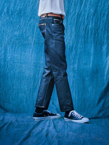 Gritty Jackson Dry Ace Selvage Mid Waist Regular Straight Fit Organic Selvedge Jeans W24/L28 Sustainable Denim - Nudie Jeans - Modalova