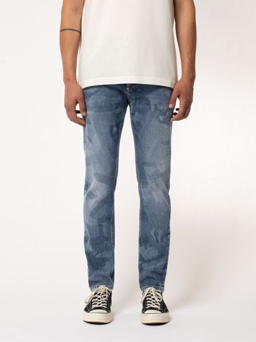 Lean Dean Cyanotype II Mid Waist Slim Tapered Fit Men's Organic Jeans W24/L28 Sustainable Denim - Nudie Jeans - Modalova