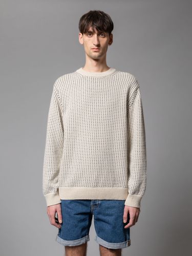 August Weever Island Offwhite/ Men's Organic Knits X Large Sustainable Clothing - Nudie Jeans - Modalova