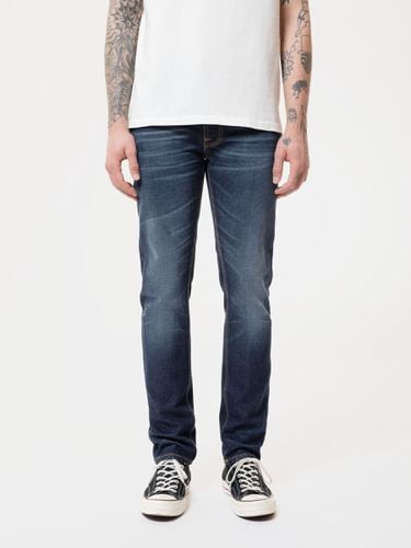 Lean Dean Thunder Mid Waist Slim Tapered Fit Men's Organic Jeans W24/L28 Sustainable Denim - Nudie Jeans - Modalova