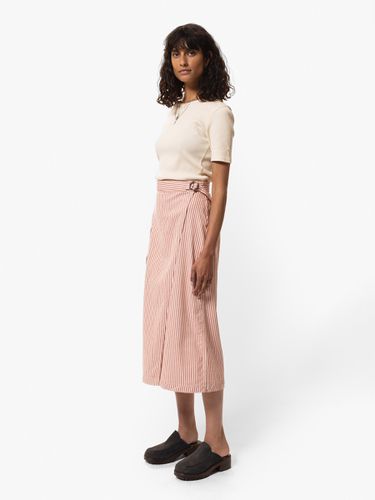 Irma Striped Denim Skirt /White Women's Organic Skirts Small Sustainable Clothing - Nudie Jeans - Modalova