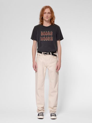 Rad Rufus Raw Ecru High Waist Regular Straight Fit Men's Organic Jeans W25/L30 Sustainable Denim - Nudie Jeans - Modalova