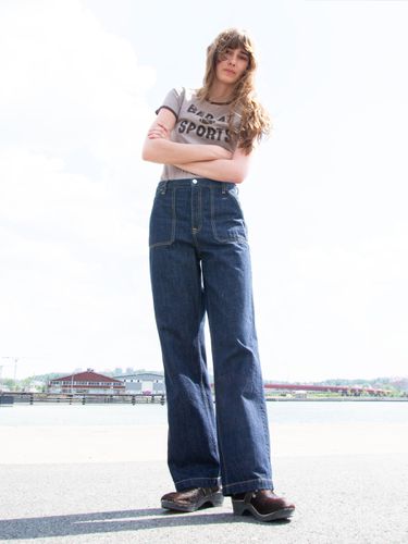 Asta Workwear Pants One Wash Denim Women's Organic W24/L30 Sustainable Clothing - Nudie Jeans - Modalova