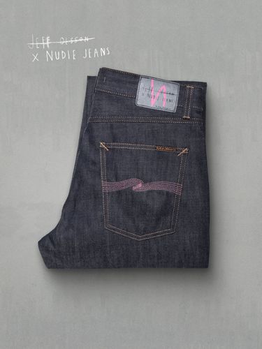 Rad Rufus Leave Me Alone High Waist Regular Straight Fit Men's Organic Jeans W28/L30 Sustainable Denim - Nudie Jeans - Modalova