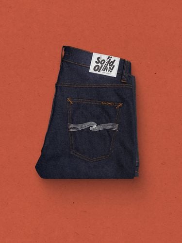 Solid Ollie The First Men's Organic Jeans W24/L28 Sustainable Clothing - Nudie Jeans - Modalova