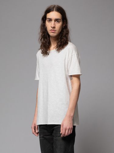 Roger Slub Offwhite Men's Organic T-shirts Small Sustainable Clothing - Nudie Jeans - Modalova