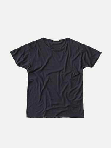 Roger Slub Navy Men's Organic T-shirts X Small Sustainable Clothing - Nudie Jeans - Modalova