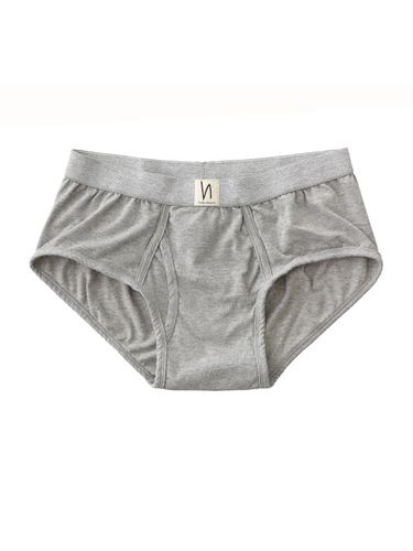 Briefs Solid Greymelange Men's Organic Underwear Large Sustainable Clothing - Nudie Jeans - Modalova