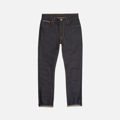 Lean Dean Dry Japan Selvage Mid Waist Slim Tapered Fit Organic Selvedge Jeans W24/L30 Sustainable Denim - Nudie Jeans - Modalova