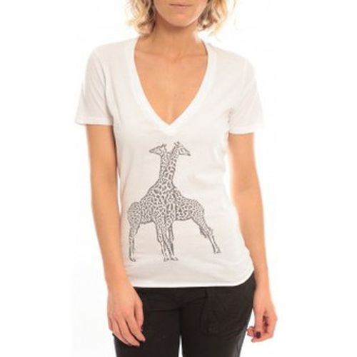 T-shirt V neck short sleeves Giraffe T00-91-80 - So Charlotte - Modalova