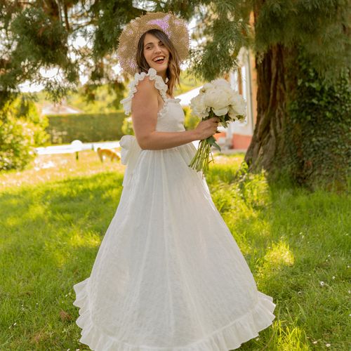 Robe Céleste AURORE - Céleste - Modalova