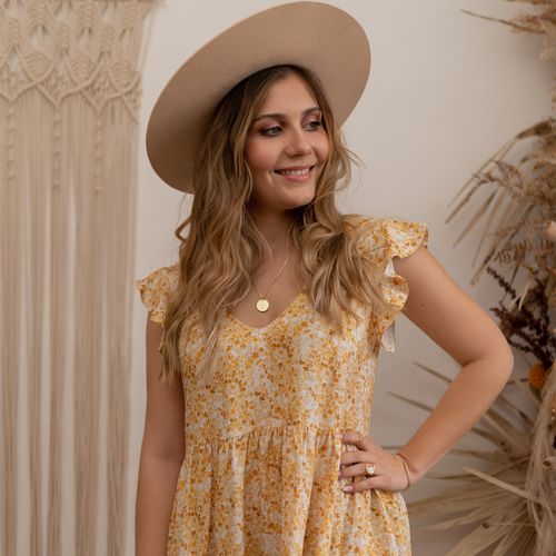 Robe courte Céleste DAHLIA - Céleste - Modalova