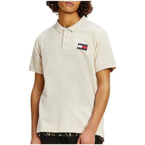 T-shirt Polo Ref 54043 ABI smooth stone - Tommy Jeans - Modalova