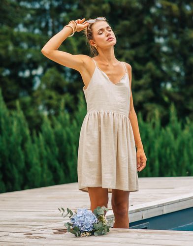 Robe courte Céleste AMBRE - Céleste - Modalova