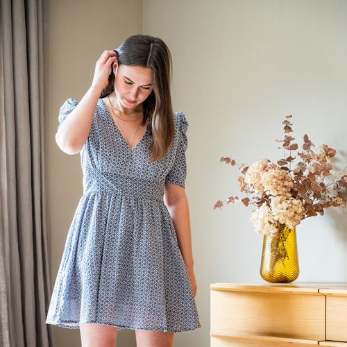 Robe courte Céleste SELMA - Céleste - Modalova