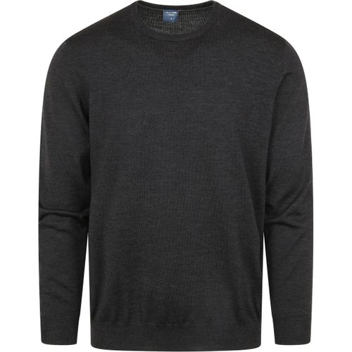 Sweat-shirt Pull Col O Wool Anthracite - Olymp - Modalova