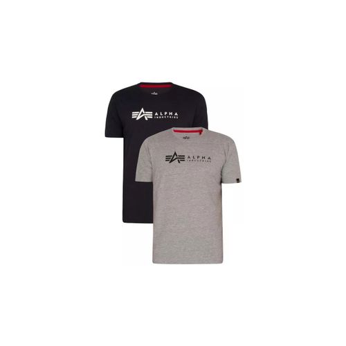 T-shirt Pack de 2 ALPHA LABEL - Alpha Industries - Modalova