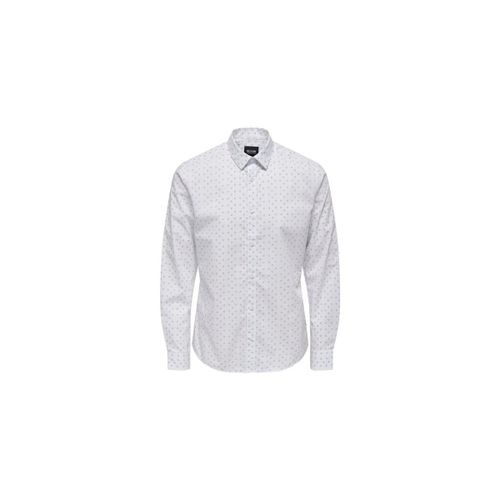 Chemise ONSSANE LIFE SLIM LS DITSY POPLIN SHIRT - Only & Sons - Modalova