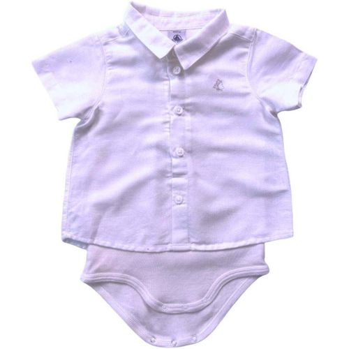 Bodys Body - Blanc - 6 mois - Très bon état - Petit Bateau - Modalova