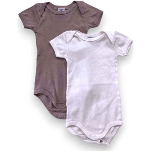 Bodys Body - Marron - 6 mois - Très bon état - Petit Bateau - Modalova