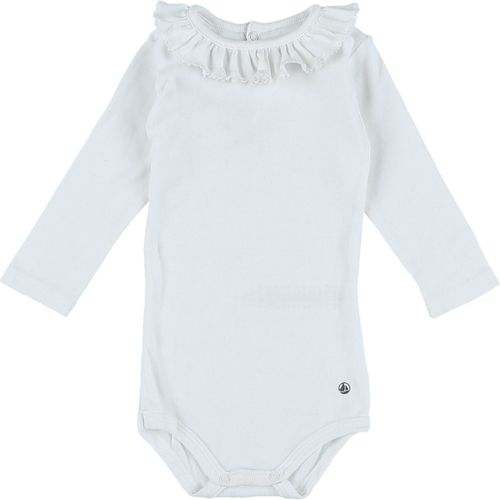 Bodys Body manches longues à collerette blanc - Petit Bateau - Modalova