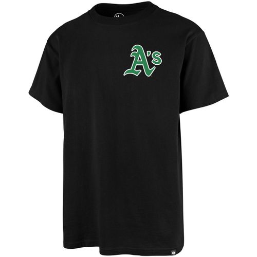 T-shirt 47 TEE MLB OAKLAND ATHLETICS BACKER ECHO JET BLACK - '47 Brand - Modalova